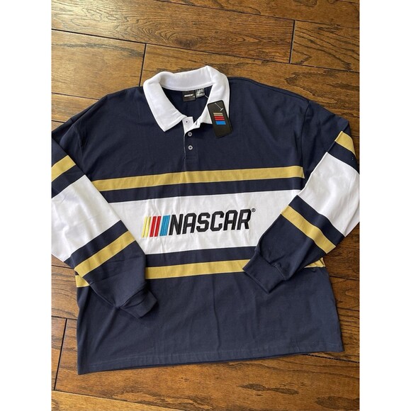 Nascar Other - New Embroidered NASCAR Long Sleeve Polo Shirt Size L - J55